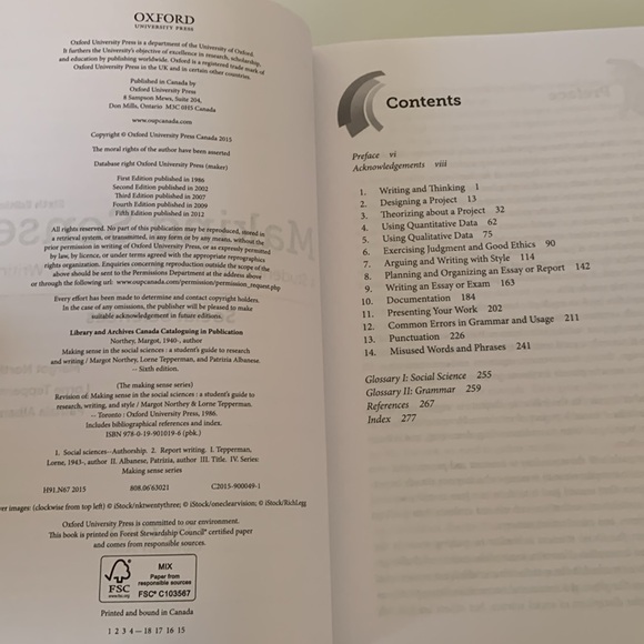 Oxford Making Sense Guide to Research and Writing Social Sciences Textbook Study - Picture 8 of 9